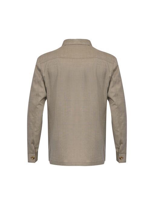 Overshirt David in lana Loro Piana Sabbia BRIGLIA 1949 | DAVID 30011900023